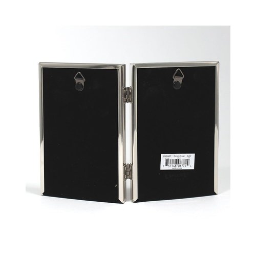 Lawrence Frames 650046D Simply Silver Metal 6.14" x 4.21" Picture Frame