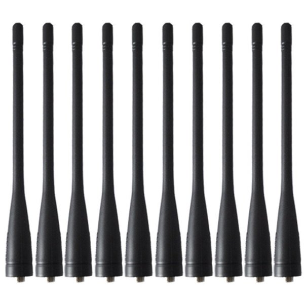 bestkong 10 X UHF Whip Antenna for Kenwood Two-Way Radio TK-3173 TK-3302 TK-3310 TK-3312 TK-3207G TK-3140 TK-3160 KRA-27