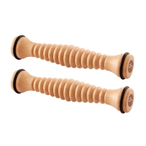Body Back Wooden Foot Roller, Foot Massager for Plantar Fasciitis, for Stress Relief Support and Relaxation Through Smooth Fasciitis Roller Circulation Foot Pain Acupressure, 2 Pack
