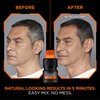 L’Oreal Paris Men Expert One Twist Mess Free Permanent Hair Color, Mens Hair Dye to Cover Grays, Easy Mix Ammonia Free Application, Medium Brown 04, 1 Application