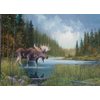 Cobble Hill 1000 Piece Puzzle - Moose Lake - Sample Poster Included