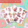 Hohamn Pig Temporary Tattoos for Kids 12 Sheets Cute Piggy Fake Tattoos for Girls Boys Kids Birthday Party Supplies Gifts Decoration