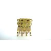 Generic Small/medium silver or gold metal filigree hair claw clip jaw clip (Primary color: Silver), 1 Count (Pack of 1)