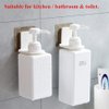 Shower Gel Bottle Rack Hook Bracket Bathroom Wall Magic Paste Shampoo Suction Wall Type Seamless Hook 3 Pack