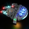 DALDED LED Lighting Kit for Lego Star Wars: A New Hope Millennium Falcon 25th Anniversary, LED Light Compatible with Lego 75375 Building Block Models (Not Include Lego Set)