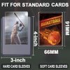 40 Count TopLoaders Card Sleeves for Trading Cards, Baseball Card Sleeves Holder Card Protectors Hard Plastic Top Loaders Fit for Game Cards, Sports Card