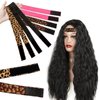 LiBiuty 4Pcs Elastic Wig Band for Melting Lace, Lace Melting Band, Wig Bands for Keeping Wigs in Place, Wig Band for Edges Laying, Wig Headband for Lace Front Wig, Adjustable Lace Melting Band