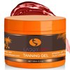 Intensive Tanning Gel SPF0 150 ml, Carrot Tanning Gel, Brown Tanning Gel, Natural Tanning Accelerator Cream Gel for Sunbeds & Outdoor Sun (SET B)