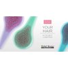 Michel Mercier Detangling Paddle Brush Normal Hair - Brush for Quick and Easy Detangling- Reduces Frizz, Breakage, and Hair Loss - Pink-Green - 1 pc