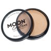 Pro Face & Body Paint Cake Pots by Moon Creations - Beige - Professional Water Based Face Paint Makeup for Adults, Kids - 1.26oz