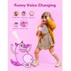 Amazmic Toys for Girls, Kids Karaoke Microphone Toddler Microphone for Kids with Lights, Birthday Gift for Girls, Boys Toy Age 3 4 5 6 7 8+(Light Pink)