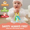 JOYIN Baby Car Keys Teether - Toddlers Sensory Learning Toy w/Music & Lights - Musical Baby Toys for Travel - Birthday Gifts for Baby Age 10+ Months