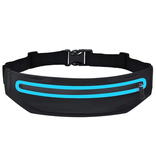 Filoto Running Belt Fanny Pack, Fanny Pack for Women & Men USA Patented Hands-Free Reflective Runner Pouch Belt Fitness Workout Bag No-Bounce Adjustable Sport Travel Fanny Pack Cell Phone