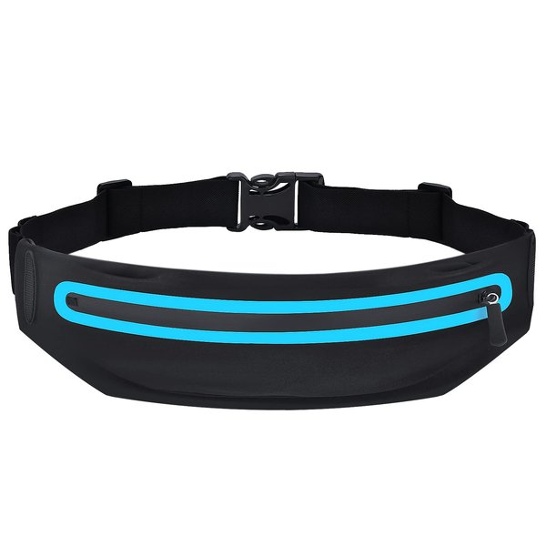 Filoto Running Belt Fanny Pack, Fanny Pack for Women & Men USA Patented Hands-Free Reflective Runner Pouch Belt Fitness Workout Bag No-Bounce Adjustable Sport Travel Fanny Pack Cell Phone