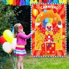 Carnival Circus Theme Party Games Pin The Nose On The Clown Game Birthday Party Game Circus Pin Game and Activities for Boys Girls Circus Theme Party Supplies Decorations Indoor Outdoor