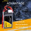 TATTU 11.1V 450mAh 3S LiPo Battery Pack 45C with JST Plug for Small Size FPV E-flite Blade 180 CFX Torrent 110 Baby Hawk Micro 2