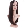 BERON Dark Brown Wigs Straight Long Wig Middle Part Women's Hair Wigs for Cosplay Halloween Party or Daily Use Wig Cap Included