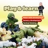 Entervending Army Men Action Figure - Small Soldiers Toys for Kids - 24 Pcs Army Soldier Toy Playset - Military Toys - Toy Army Men - Army Party Decorations