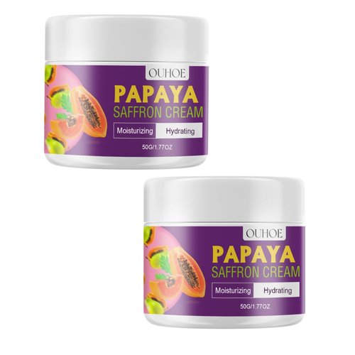 OFOCASE Antioxidant Papaya Cream -50g, Moisturizing Face Cream, Nourish Skin, Make Skin Glow, Suitable for All Kinds of Skin, Glow Beautiful