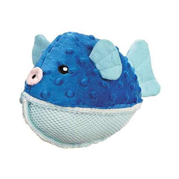 Grriggles Aquadudes Dog Toy Ocean Friends Choose Creature or Set of Pufferfish Seal & Crab(Puffer Fish)