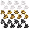 Expressions 24pc Mini Octopus Hair Clips Variety Pack - Clear, Tortoise & Black Professional Quality Hair Accessories For Everyday Styling