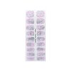 PUEEN 3D Sparkle Nail Wraps Collection WILD IN LOVE - 5 Pack (18 Strips Each) Nail Wraps/Nail Strips/Nail Foils/Nail Stickers/Nail Decals/Nail Patches Fashion Designs-BH000196
