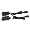 Blomiky 2 Pack 7.4V 1.6A Fast 2S Li-Po Li-ion battery charger Cable with XH-3P Connector for RC Boat Truck Drone Cars Vehicle SCX24 7.4V 2S Lipo Li-ion Battery 7.4V 1.6A USB 2