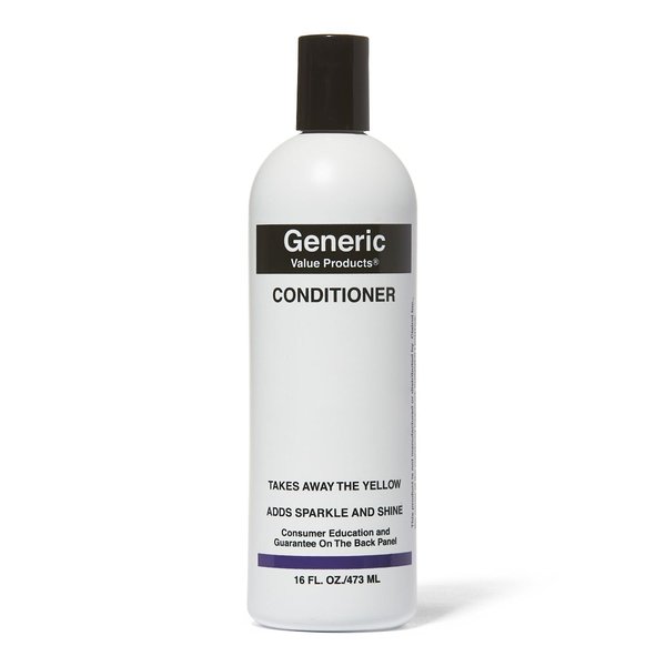 Generic Value Products Purple Conditioner, Tones Down Brassiness, Adds Shine to Hair, Color-Safe Gentle Cleansing, 16 Oz