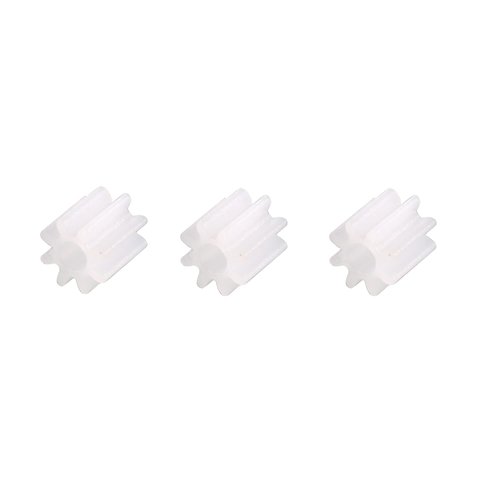 uxcell 50pcs Plastic Gears 8 Teeth Model 082A Reduction Gear Plastic Worm Gears for RC Car Robot Motor