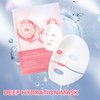 calelon Collagen Face Mask, Collagen Real Deep Mask, Deep Collagen Overnight Mask, with Low Molecular Weight Collagen, Shrink Pores and Improve Elasticity, 34g x4ea