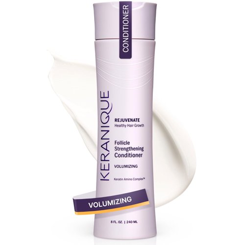 Keranique Volumizing Keratin Conditioner for Thinning Hair, Hair Regrowth | Keratin Amino Complex...