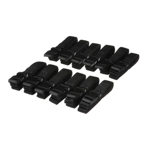 Seachoice Boat Cover Tie Down Strap Down Kit, Black, Includes 12 Straps