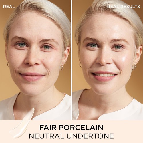 IT Cosmetics CC+ Nude Glow Lightweight Foundation + Glow Serum with SPF 40 - With Niacinamide, Hyaluronic Acid & Green Tea Extract - Fair Porcelain - 1.08 fl oz