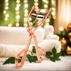 Arroyner 4Pcs Eyelash Curlers with Comb, Rose Gold Beauty Eyelashes Curlers with Built in Comb, Lash Curler Makeup Tool for Women and Girls