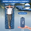 HiiPeak Sleeping Pad for Camping- Ultralight Inflatable Sleeping Mat with Built-in Foot Pump, Upgraded Durable Compact Camping Air Mattress for Camping, Backpacking, Hiking