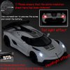 Therina Toy Cars Model Koenigsegg Jesko White Alloy Collectibles Die-cast Vehicles with Sound and Light