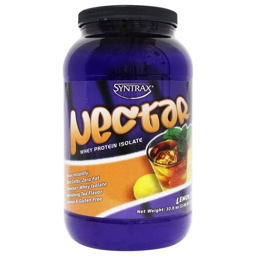 Syntrax Nutrition, 100% Whey Protein Isolate, Nectar Lemon Tea, Refreshing Ice Tea Flavored Protein Powder, 2 Pound