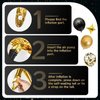 AivaToba Black and Gold Party Decorations, Set of 126 Balloon Arch Kit, Birthday Balloon Garland for Party Decorations