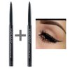 ONarisae eyeliner pencil retractable eyeliner creamy pigmented smudge proof eye liner pen 2Pcs Shimmer Black