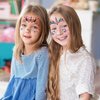 Partywind Face Temporary Tattoos for Girls, Waterproof Fake Tattoos for Kids Party Supplies Favors, Face Tattoos for Children Birthday Party Games, Special Party Goodie Bag Stuffers Fillers