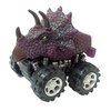 Wild Zoomies - Dinosaur Triceratops from Deluxebase. Friction powered monster truck toys with cool animal riders, great car toys and dinosaur toys for boys and girls