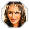 Aukmla Sequin Tassel Head Chain Gold Headpiece Hair Chains Festival Costume Headband Hair Accessories for Women