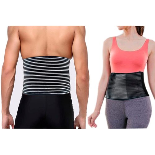 Lower Back Support Brace for Men and Women, Lumbar Pain Relief, Waist Trimmer Belt, Obesity Girdle for Liposuction, Postpartum Postnatal Recoery Support, Adjustable Waist Strap