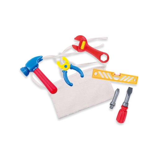 Nothing But Fun Toys Let's Play Tool Belt Playset Designed for Children Ages 2+ Years, Multicolor (211058)