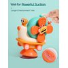5-in-1 High Chair Toy with Suction Cups Spinner Montessori Toys for Toddler 1-3 Year Old-Fine Motor Infant Tray Sensory Travel Toys for Baby 6-12-18 Months Boy Girl Newborn Birthday Gift