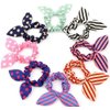 20 PCS Cute Baby Girl‘s Rabbit Ear Hair Tie Bands Ropes Ponytail Holder Elastic Cotton Stretch Hair Styling Tools Headband Scrunchie Hair Acdessories (Color Random)