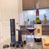 Christmas Gift Electric Wine Opener - Hisip Battery Wine Bottle Opener Contains Beer Opener Wine Gift Set Automatic Corkscrew Electric Potable for Home Bar, Father Day Gift
