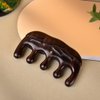 TAN MUJIANG Massage Hair Comb Natural Wood (Lotus)