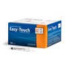 EasyTouch U-100 Insulin Syringe with Needle, 27G 1cc 1/2-Inch (12.7mm), Box of 100
