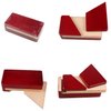 Gift Card Money Holder Puzzle Gift Case Box Big Secret Opening Impossible Box Puzzle Handmade 3D Brain Teaser Puzzle Magic Wooden Mysterious Box Gift Box Cube Game Box IQ Toys by AHYUAN (Red)